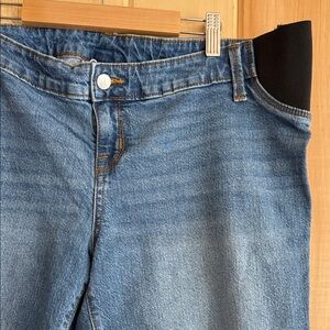 Isabel Maternity 90s Straight Side Panel Jeans - Size 12